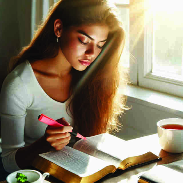 फ्लो स्टेट (Flow State) में पढाई करती हुई एक लड़की